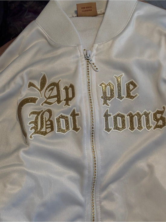Apple Bottoms Jackets & Blazers - ✨🍎 VINTAGE APPLE BOTTOMS TRACK/BOMBER JACKET 🍎✨